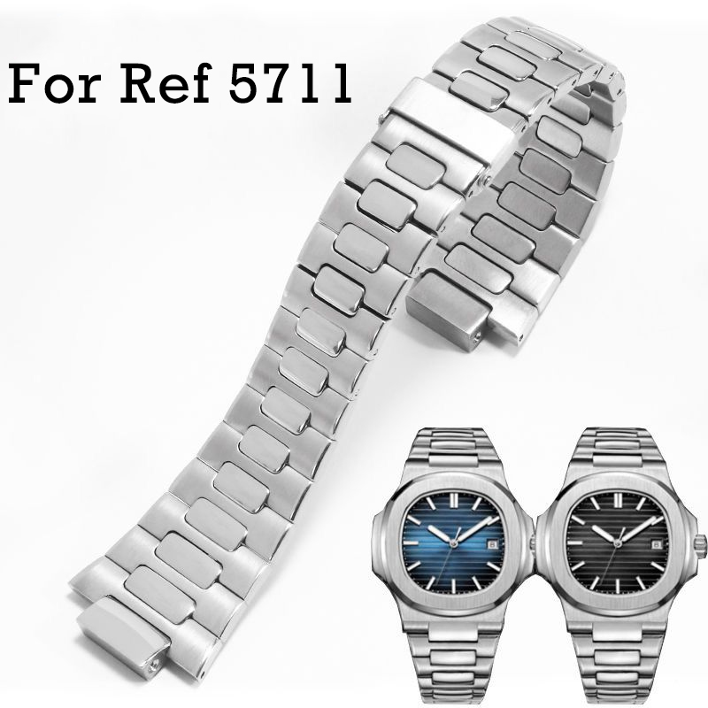 Patek Philippe Watch Nautilus - 25-13mm Stainless Steel Watch Strap For