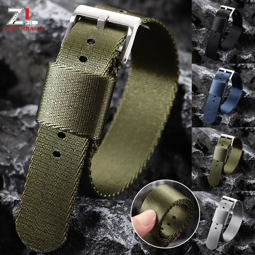 Nato Strap Nylon - 18mm 20mm 22mm Ribbed Nylon Watch