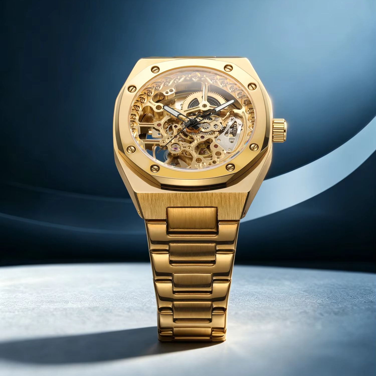 Forsining Royal Skeleton Mecha - Patek Philippe Watch Nautilus review and price