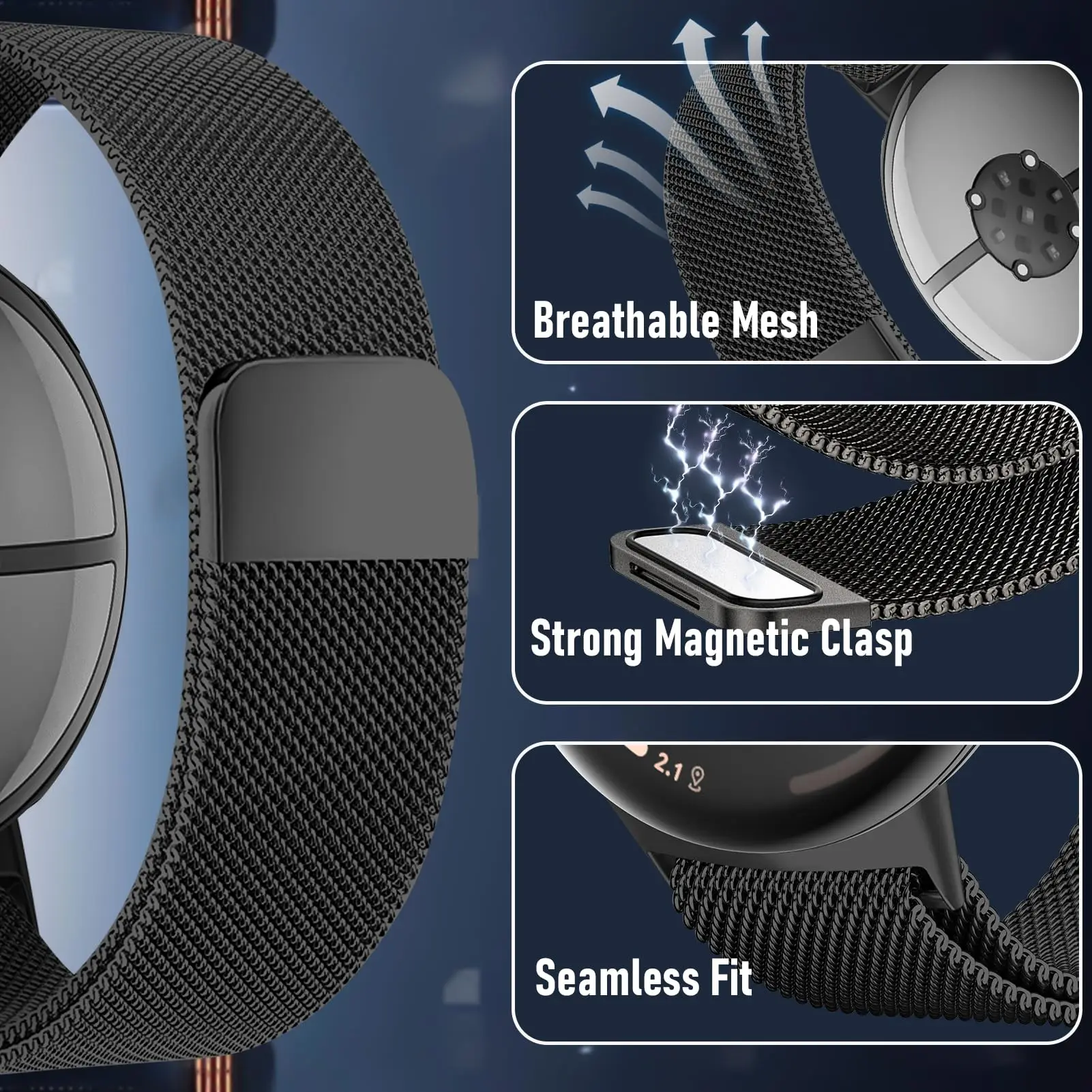 Milanese Loop Strap for Google - Milanese Loop Magnetic review and price