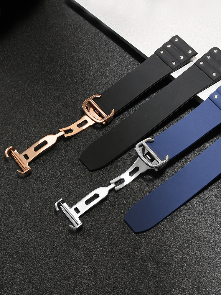 High quality Rubber watchband  - Cartier Watch Santos review and price